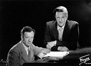 Benjamin Britten and Peter Pears c. 1940