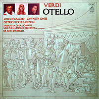 Barbirolli conducts Otello (Angel LP cover)