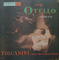 Toscanini conducts Otello (RCA LP cover)