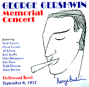 The Gershwin Memorial Concert (North American Classics CD cover)