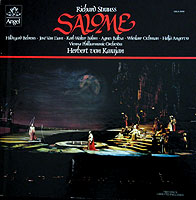 Karajan conducts Salome (EMI LP cover)
