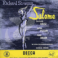 Krauss conducts Salome (Decca LP cover)