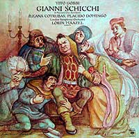 Gianni Schicchi -- Columbia LP cover