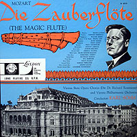Bohm conducts Zauberflote (London LP cover)